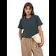 thumbnail image 2 of Camisetas de Corta Extragrandes para Mujer, Cuello Redondo, Holgadas, para Hacer Ejercicio, Informales, de Verano, de Algodón, Azul y Gris, Talla L, 2 of 8