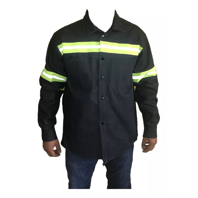 Camisola Para Trabajo Industrial De Mezclilla 10 Onzas