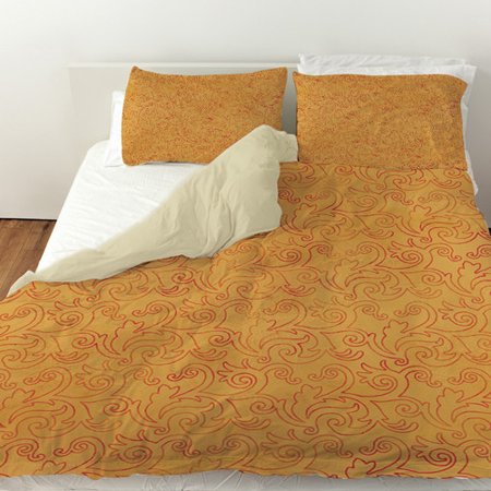 Manual Woodworkers & Weavers Zinnia Damask Duvet Cover