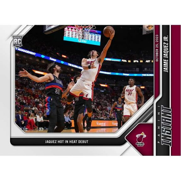 NBA 2023-24 Instant Basketball Jaime Jaquez Jr. #10 (Rookie, Hot in Heat Debut)