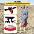 thumbnail image 4 of VEVOR Backyard Zipline Kit Outdoor Yard Toys with Seat, Brake, and Steel Trolley 90FT, 4 of 5
