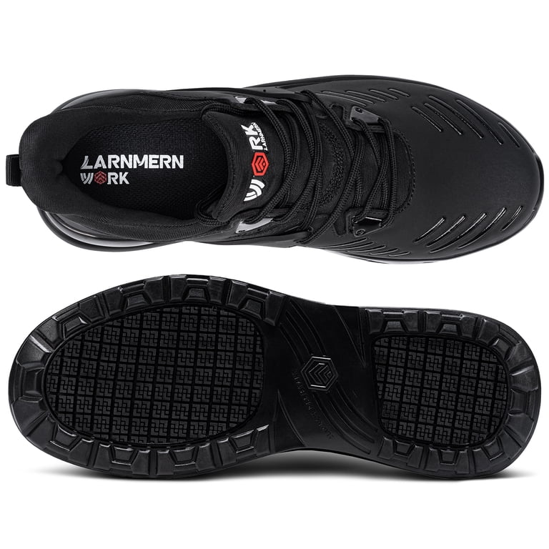 Steel Toe Work Sneakers Waterproof Slip Resistant Lightweight Indestructible VEVOR Steel Toe Athletic Shoes — Men main image 3