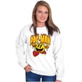 thumbnail image 3 of PACMAN Video Arcade Game Fire Logo Sweatshirt for Men or Women Brisco Brands S, 3 of 6