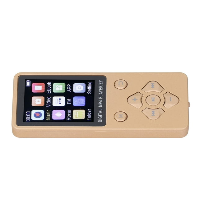 BT 5.0 MP3 Player, 16GB HiFi Sound, Color Screen, USB 2.0, Memory Card, 10 Hours Playback, Recorder, Lightweight Design, for Music, Videos, E Books, Gym Workouts