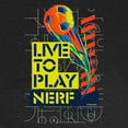thumbnail image 3 of CafePress - Live To Play Nerf Soccer Long Sleeve T Shirt - Women's Long Sleeve Graphic Tee Casual Fit, 3 of 4