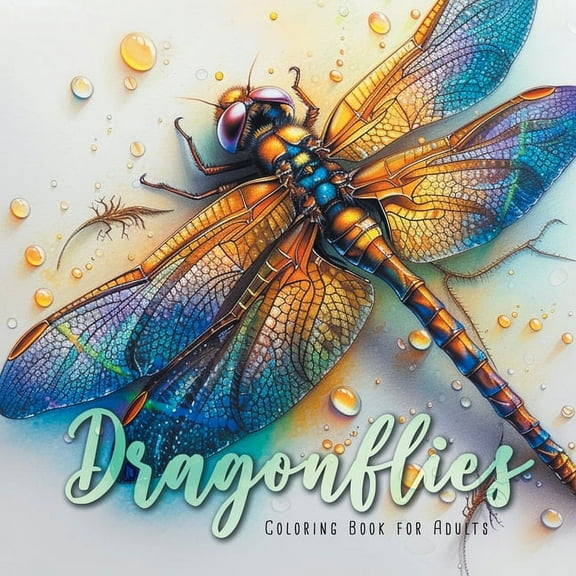 Dragonflies Coloring Book for Adults: Dragonfly Coloring Book for Adultszentangle Dragonflies Coloring Book for Adults Dragonflies Grayscale Coloring (Paperback)