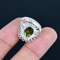 thumbnail image 4 of Citrine Oval Gemstone Handmade Gift 925 Sterling Silver Jewelry Ring 8" VJ 1556, 4 of 4