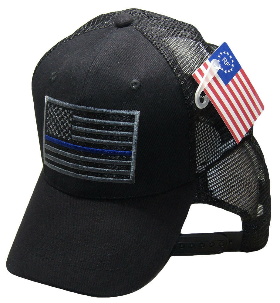 Law Enforcement Rothco Thin Blue Line Flag Low Profile Tactical Cap For Police 