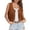 Khaki, variant on Women's Fringe Vest Crop Jacket Vintage Hippie Suede Tassel Cardigan Western Cowgirl Vests Sleeveless Outerwear