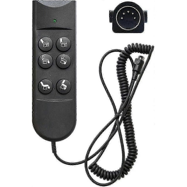 6 Button Remote For Recliners 5 Pin Lift Chair Handset Controller Hand Control For Power Furniture Edition 062