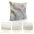 thumbnail image 4 of SHANXI  Throw Pillow Covers Pink White Gold Grey Texture Design Square Pillowcases for Home Decor Sofa Car Bedroom Pillow case 18x18in, 4 of 5