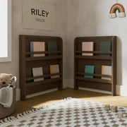 Graco Read-with-Me 4-in-1 Convertible Crib with Drawer and Removable Bookshelves, Hazelnut