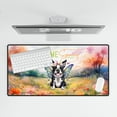 thumbnail image 4 of Welcome Spring Fairy Boston Terrier in Flower Meadow Desk Mat Full Keyboard Mouse Pad Gentleman Dog Lover Gifts Large Mousepad - 13002, 4 of 5