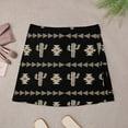 thumbnail image 4 of Southwestern Cactus Pattern 221 Mini Skirt skirts for womens korean style women clothing, 4 of 7
