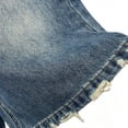 thumbnail image 7 of Bmisegm Denim Pants for Women Distressed Embroidered High Waist Relaxed Wide Leg Summer Cropped Jeans Womens Pants Blue_006 XXXXL, 7 of 7
