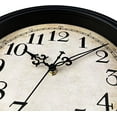 thumbnail image 2 of Retro Wall Clock, 12'' Non Ticking Classic Silent Vintage Wall Clocks Decorative Kitchen Living Room Bedroom - Battery Operated, Black, 2 of 9