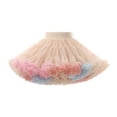thumbnail image 2 of XXWXYD Girls Pleated Tu𝗍u Skirt Multi Layer Fluff𝗒 Tulle Ballet Pettiskirt Princess Par𝗍y Dress Up Short Skirt Birthday Costum𝖾 Flared Dance Wear Toddler, 2 of 5