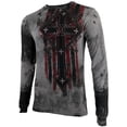 thumbnail image 4 of Xtreme Couture By Affliction Men's Long Sleeve T-shirt Liberty Crusade, 4 of 8