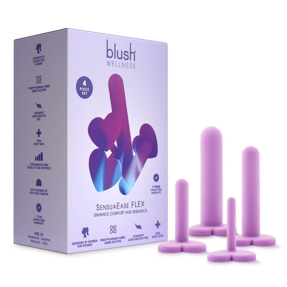 Wellness By Blush - SensuaEase Flex 4-Piece Dilator Set
