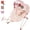 Blush Bloom, variant on Tiny Marvels Baby Bouncer Seat with Soothing Vibrations and Music Sensory Toy, Age 0-6 Months(Sand Checks)