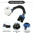 thumbnail image 4 of Unique Bargains Ignition Starter Switch Compatible for Hyundai Elantra 2006-2011, Durable Plastic Black,White Ignition Key Switch Starter, 4 of 7