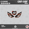 thumbnail image 3 of Kalair GFX Graphics Kit for Honda CRF110F (2019-2023) Core Series, 3 of 5