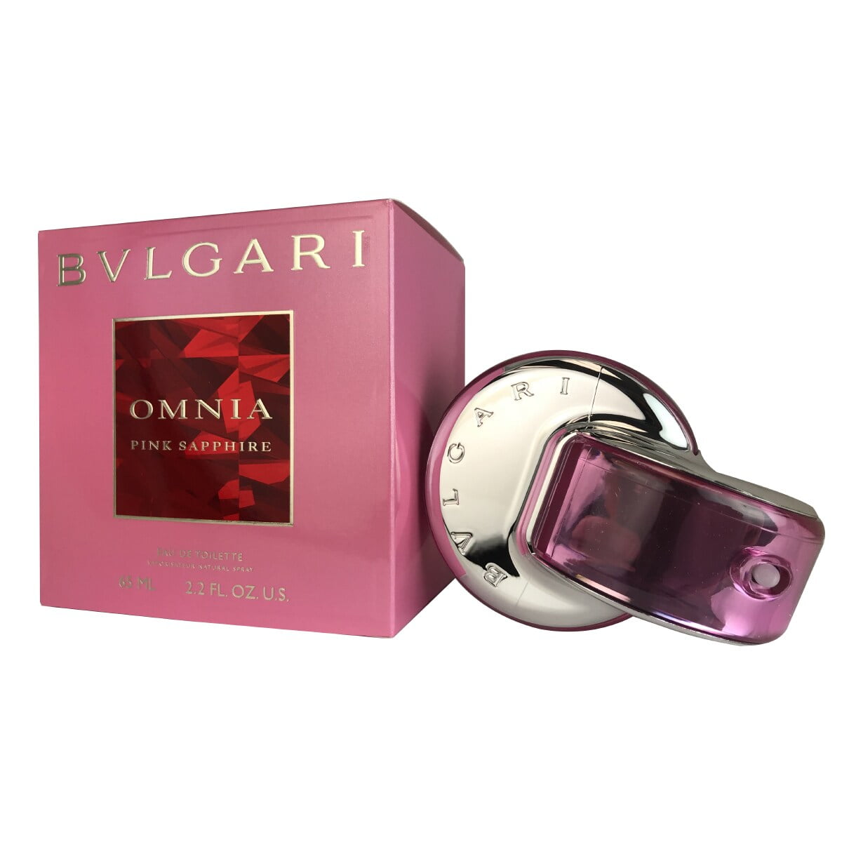 Bvlgari Omnia Pink Sapphire Ladies EDT Spray Perfume, 2.2 Oz