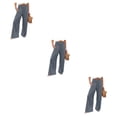 thumbnail image 4 of Pantalones Qarigey Mujer Verano Primavera Casual Pierna Ancha Cintura Alta Elástico Gris L, 4 of 6
