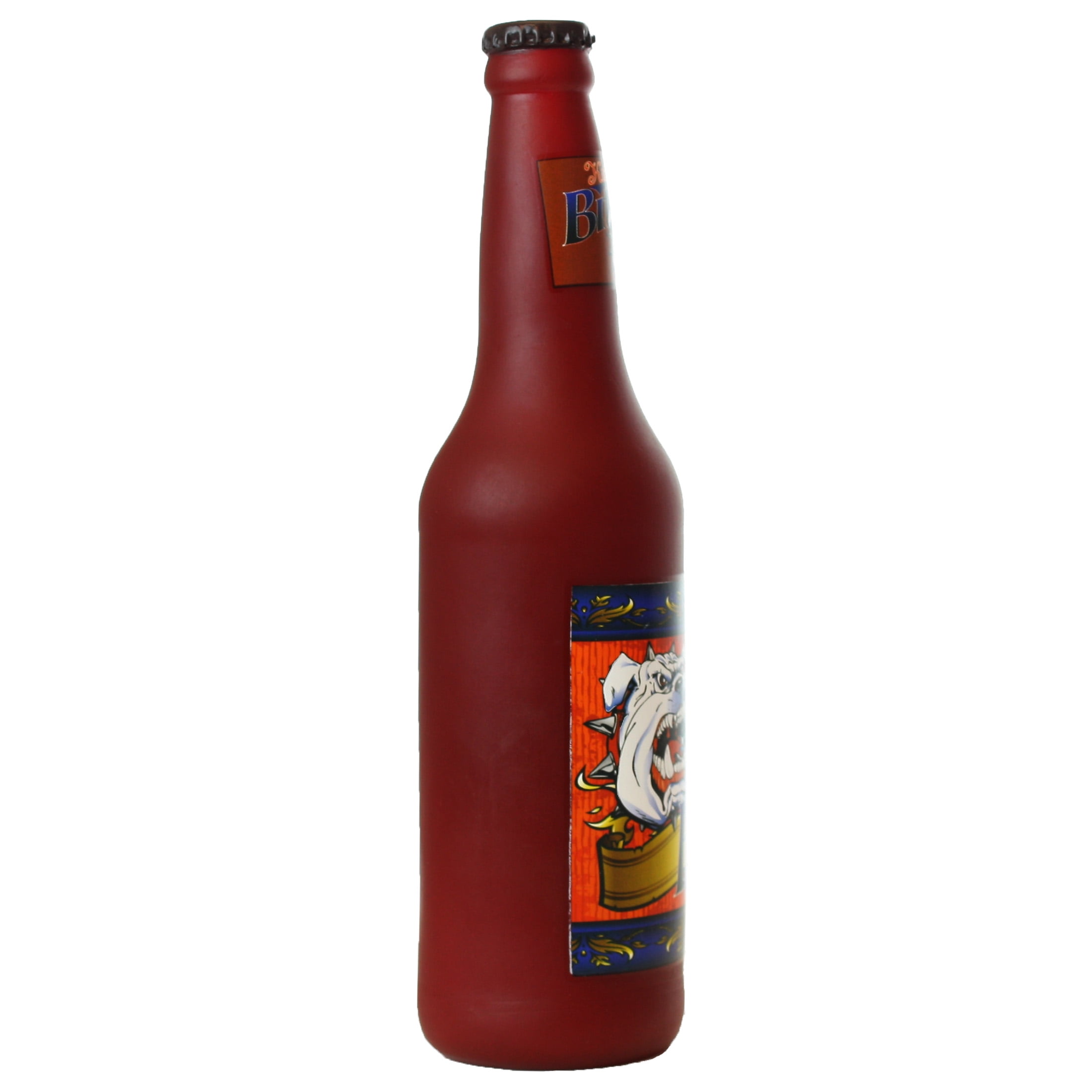 Silly Squeakers Beer Bottle Killer Bite Durable Squeaky Vinyl 2-Pack Dog Toy