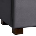 thumbnail image 3 of CorLiving Asha Small Velvet Tufted Upholstered Rectangular Indoor Ottoman with Storage, 3 of 9