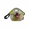 thumbnail image 3 of SUNENAT Neoprene Lunch Tote Bag Funny Labrador Retriever Puppy Dog Large Neoprene Food Container Gourmet Tote Cooler with Shoulder Strap for Women Men, 3 of 5