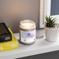 thumbnail image 4 of 111 & COMPANY LAVENDER HAZE EUCALYPTUS LAVENDER HERB SCENTED CANDLE |SOY WAX 9oz, 4 of 5