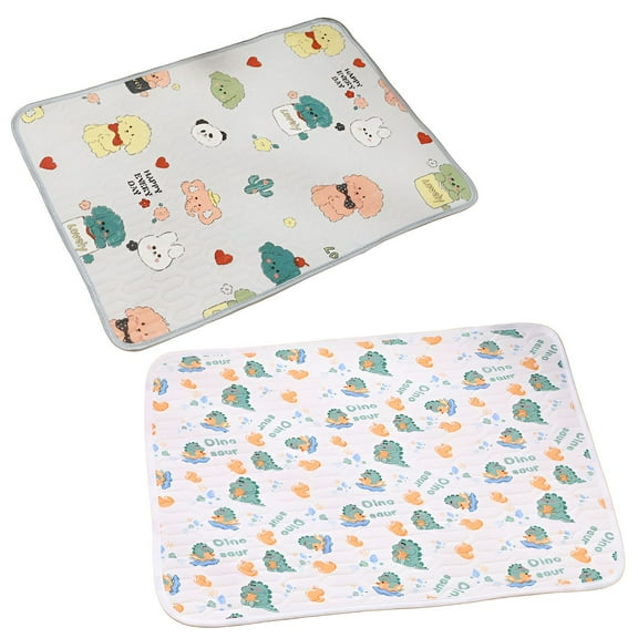 BESTSKY 2Pcs Dog Mat Comfort Buddy Dog Blanket Quiet Rest Pet Blanket Style1