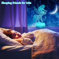 thumbnail image 6 of YSITIAN Unicorn Gifts for Girls Toys 16 Colors 3D Illusion Table Lamp Remote Control Night Light for Kids Sleep YT-7557, 6 of 7