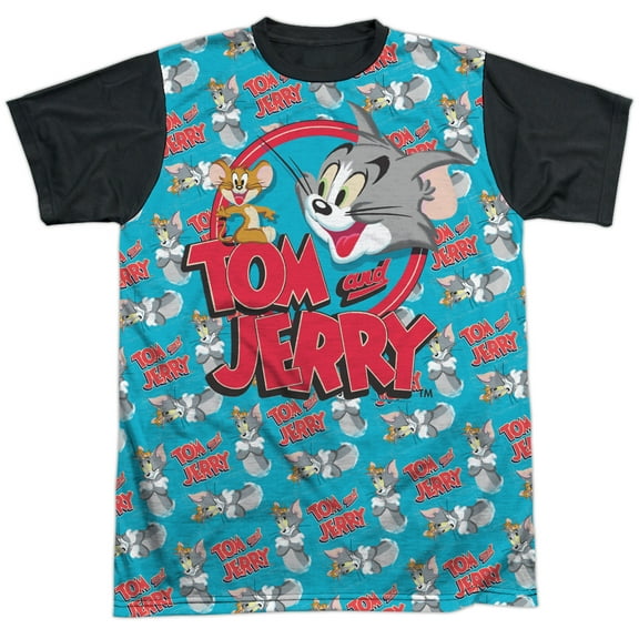 Tom And Jerry Double Trouble Unisex Adult Halloween Costume Sublimated T Shirt