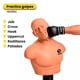 thumbnail image 4 of Muñeco Bolsa de Boxeo Saco Pera con Base Rellenable Maniquí Entrenamiento Box MMA Fitness, 4 of 9