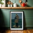 thumbnail image 6 of The Captain - Painting Nautical Ocean Seascape Boat Winter Vintage Black Framed Wall Art Print 5 x 7 inches, 6 of 8