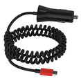 thumbnail image 3 of Verizon 30W Fast Charge USB-C Car Charger with Coiled Cable for Android Phones - Samsung Galaxy S24 S23 Ultra / Galaxy Z Fold 5 / Galaxy Z Flip5 / Note10 / Google Pixel 8, 3 of 4