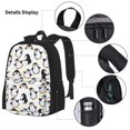 thumbnail image 3 of Balery Cute Penguins Mochila Escolar 3 en 1 para Niños - Mochila Resistente con Lonchera Térmica y Estuche - Mochila Escolar para Niños y Niñas, 3 of 7
