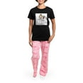 thumbnail image 4 of CafePress - Stick Figure Bride Women's Light Pajamas - Women's Short Sleeve Print T-Shirt and Pants Dark Cotton Pajama Set, 4 of 7