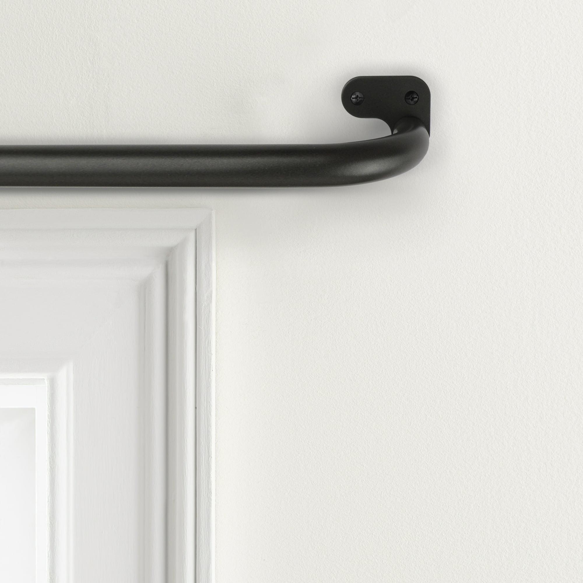 Mainstays 3/4" Wrap Curtain Rod, 30-84”, Pewter