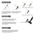thumbnail image 2 of stanreset Camping Tent Nails Ground Nail Windproof Rope Set With Camping Tent Hammer For Camping Tent Canopy No.3, 2 of 6