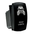 thumbnail image 4 of OZ-USA UTV Roof Lights | On / Off Rocker Switch | 4-Pin 20A Blue LED Backlit | Waterproof 12V – 48V, 4 of 7