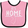 thumbnail image 3 of Inktastic It's Home- State of New Jersey Outline Boys or Girls Baby Bib, 3 of 4
