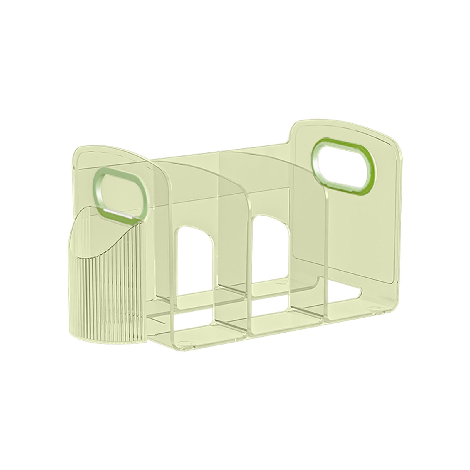 Tachiuwa File Holder Magazine Holder Divider Shelf Bookcase Purse Organizer File Folder Rack Desk Organizer for Home Classroom Desktop 28cmx14cmx15cm