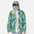 thumbnail image 4 of Haiem Hawaii Palms UPF 50+ Fishing Shirts for Men Long Sleeve UV Sun Protection Hoodie Non-Mask Outdoor Hiking Shirts, 4 of 9
