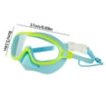thumbnail image 3 of Minors Swimming Goggles, Large Frame with Nose Cover, Protective Swim Gear for Young Age Ages 4-16, Wide View Lens, Comfortable Fit,Vsgery, 3 of 8