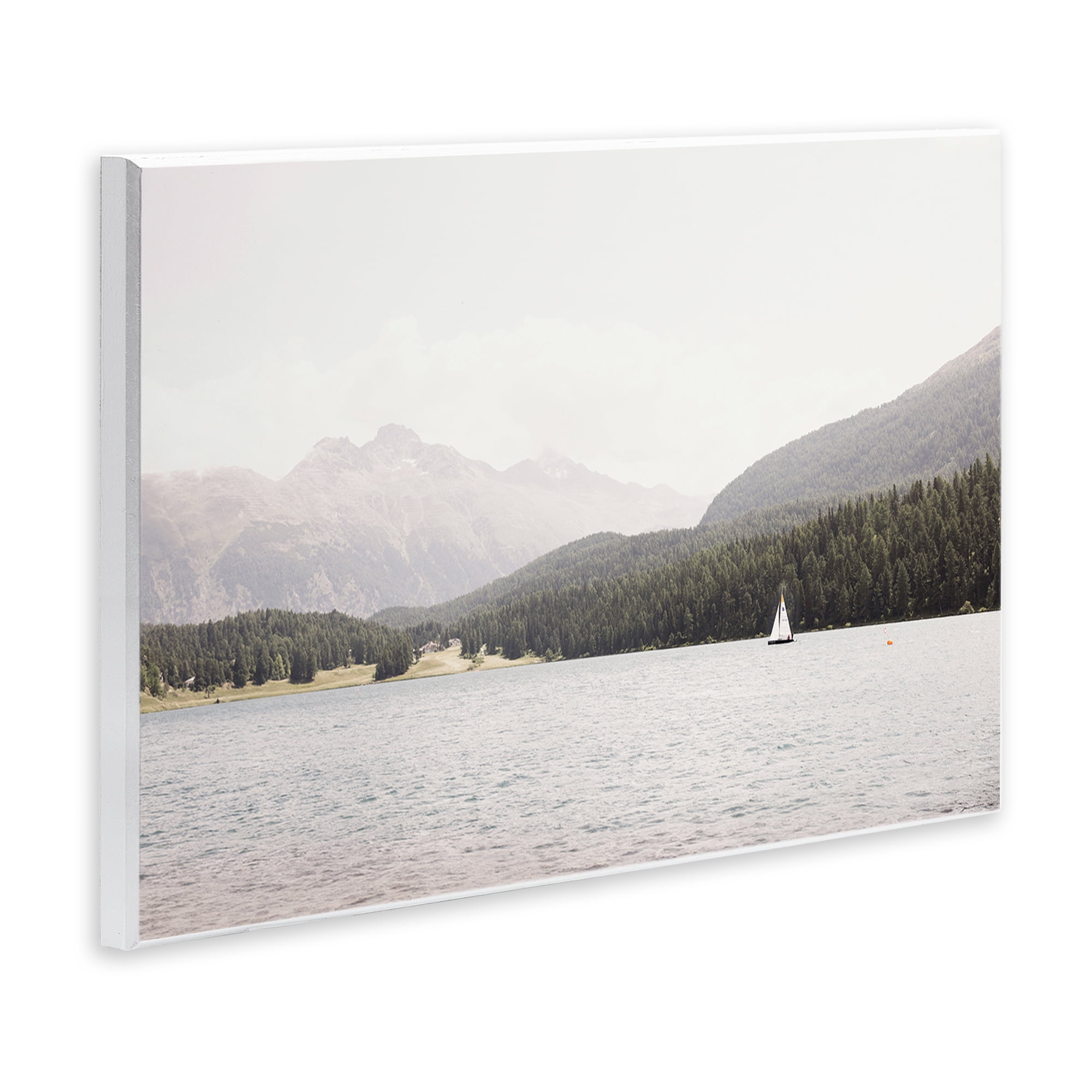 Stupell Industries Summer Sailboat View Landscape & Nature Photography Unframed Art Print Wall Art, 19 x 13