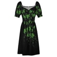 thumbnail image 4 of Shamrock Web Tee/ Dress/ Leggings Dress prom clothes elegant dresses plus sizes summer women's suit dress for women, 4 of 6