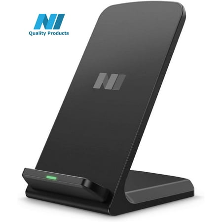 N1 Wireless Charger Qi Certified Wireless Charging Stand Compatible with iPhone Samsung Output Power (2 Pack) New